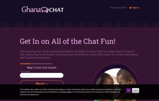 Ghana Chat Homepage Image